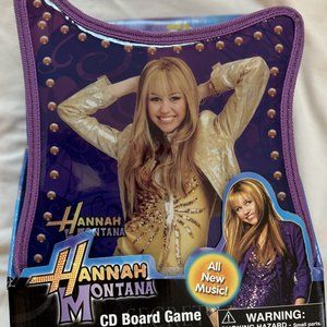 HANNAH MONTANA Disney CD BOARD GAME SET In A Guitar Case New